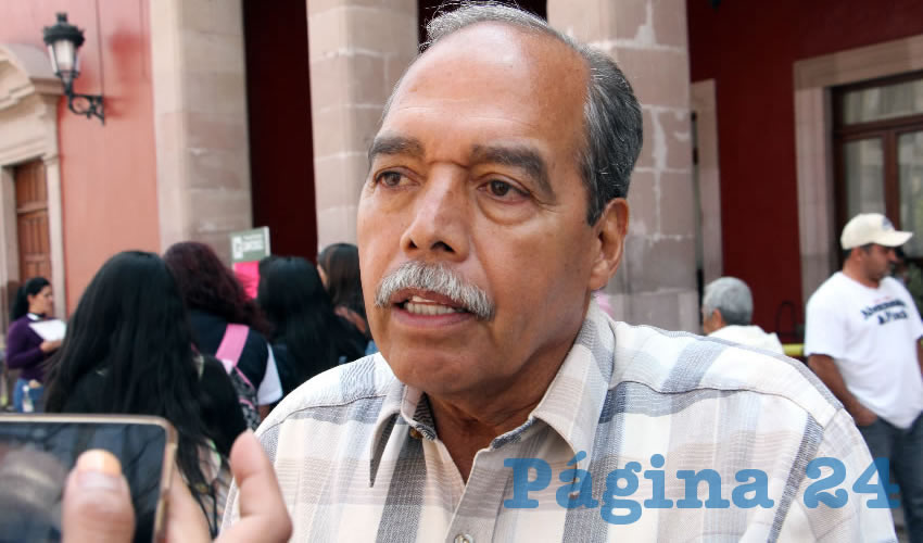 Antonio Hern&aacute;ndez Esparza, presidente de la asociaci&oacute;n de abarroteros y peque&ntilde;os comerciantes