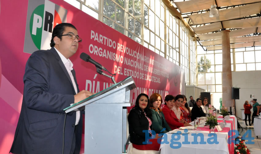 Roberto Luévano Ruiz, presidente local del PRI: “Hoy le apostamos a las condiciones igualitarias entre hombres y mujeres”