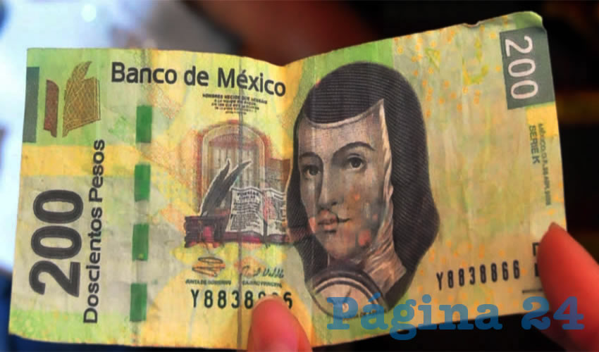 Un billete falso de $200