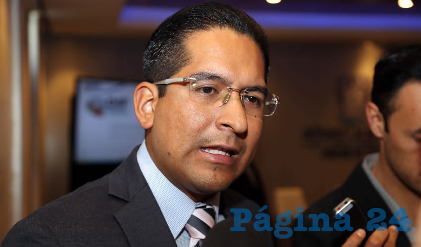 Alejandro Serrano Almanza, presidente del DIF Estatal (Foto: Eddylberto Luévano Santillán)