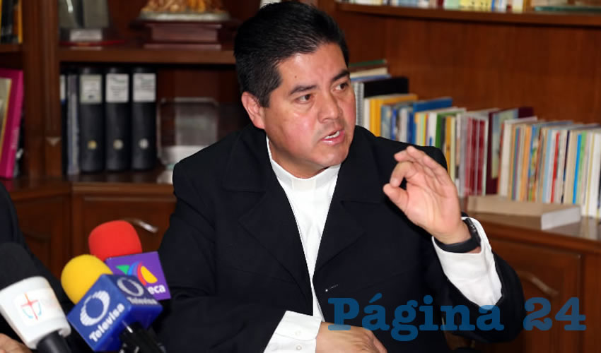 Carlos Alberto Alvarado Quezada, vocero de la Di&oacute;cesis de Aguascalientes (Foto: Eddylberto Lu&eacute;vano Santill&aacute;n