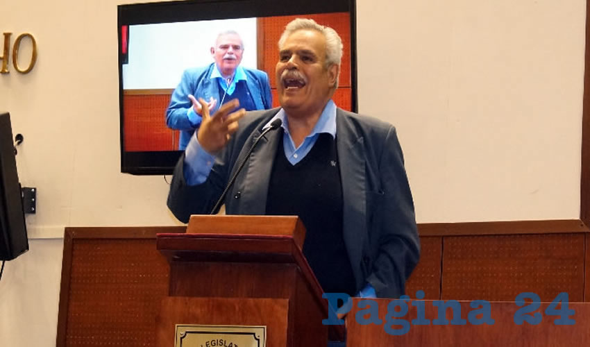 Luis Medina Lizalde: En estos primeros meses de gobierno, están estallando serios problemas para el Estado, como lo es lo concerniente a las finanzas del Colegio de Bachilleres del Estado de Zacatecas (Cobaez), Universidad Autonoma de Zacatecas (UAZ), etc… (Foto Merari Martínez Castro)