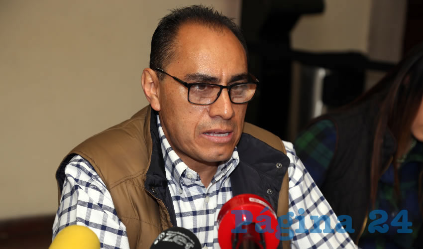 Jesús Adrián Castillo Serna, secretario de Desarrollo Urbano Municipal (Foto: Eddylberto Luévano Santillán)