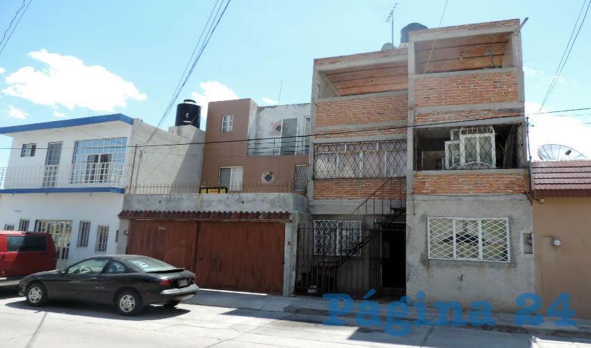 Los asaltantes irrumpieron en esta casa, situada en calle Soldado Insurgente 718, fraccionamiento Morelos