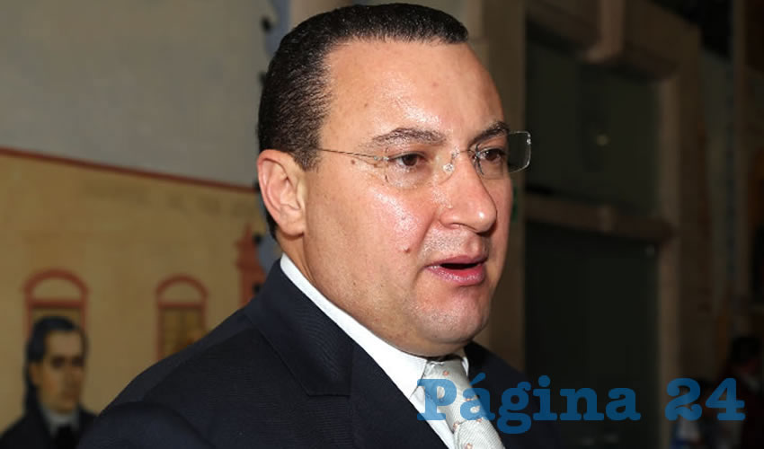 Paulo Gonzalo Mart&iacute;nez L&oacute;pez, presidente del CDE del PAN (Foto: Eddylberto Lu&eacute;vano Santill&aacute;n)