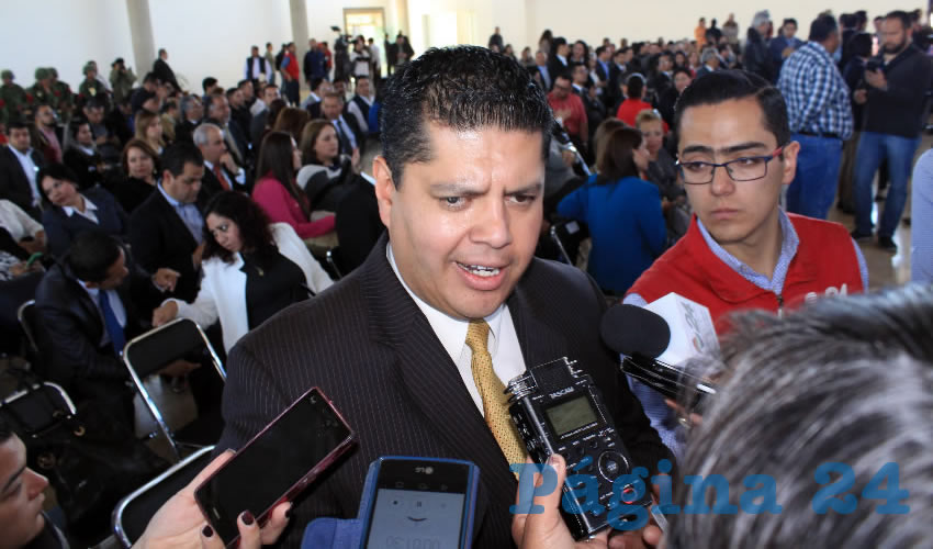 Miguel Ángel de Jesús Toribio Bañuelos: Ya se tuvo el primer acercamiento con el gobierno del estado, y se tendrá otra reunión para negociar el incremento salarial de este año, el cual se solicitará de 10 por ciento (Foto Rocío Castro)