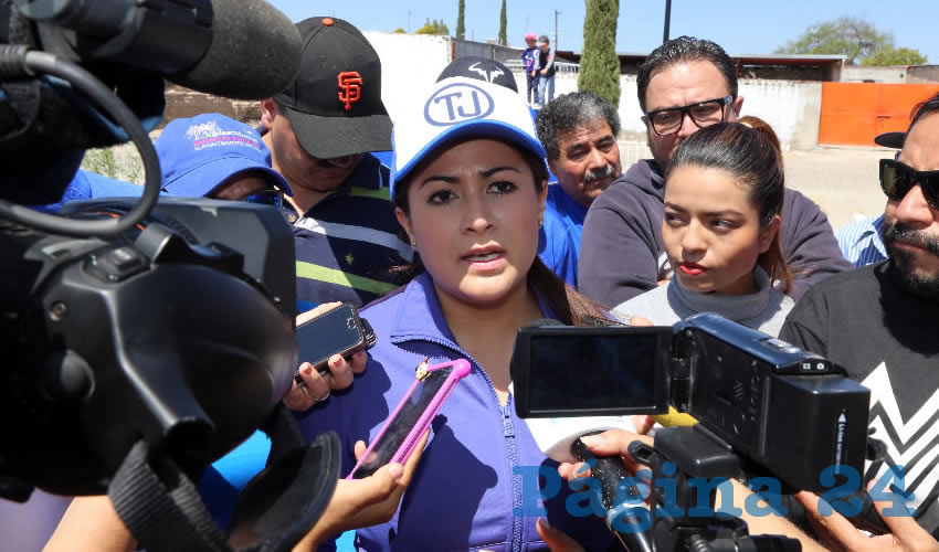 Teresa Jiménez Esquivel presidenta municipal de Aguascalientes (Foto: Eddylberto Luévano Santillán)