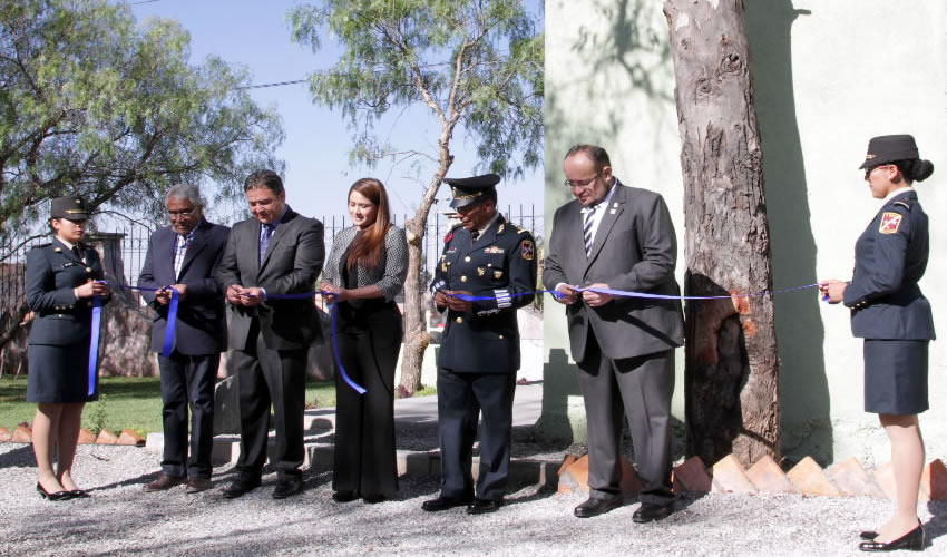 La alcaldesa Tere Jiménez encabezó la entrega del primer humedal con biodigestor a nivel nacional en la 14 Zona Militar