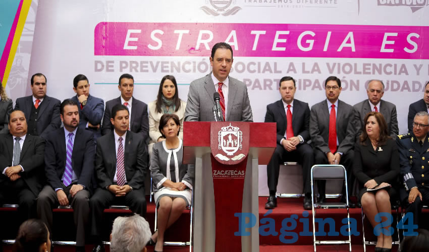 Presenta Estrategia de Prevención del Delito en respuesta a los retos en materia de seguridad