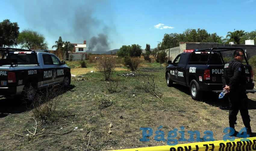 En este lote bald&iacute;o los delincuentes tiraron la caja