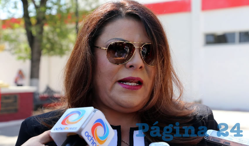 Norma Esparza Herrera, presidenta del CDE del PRI (Foto: Eddylberto Luévano Santillán)