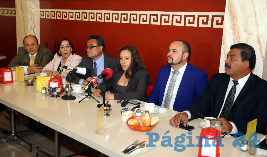 Rueda de prensa Cbtis (Foto: Eddylberto Luévano Santillán)