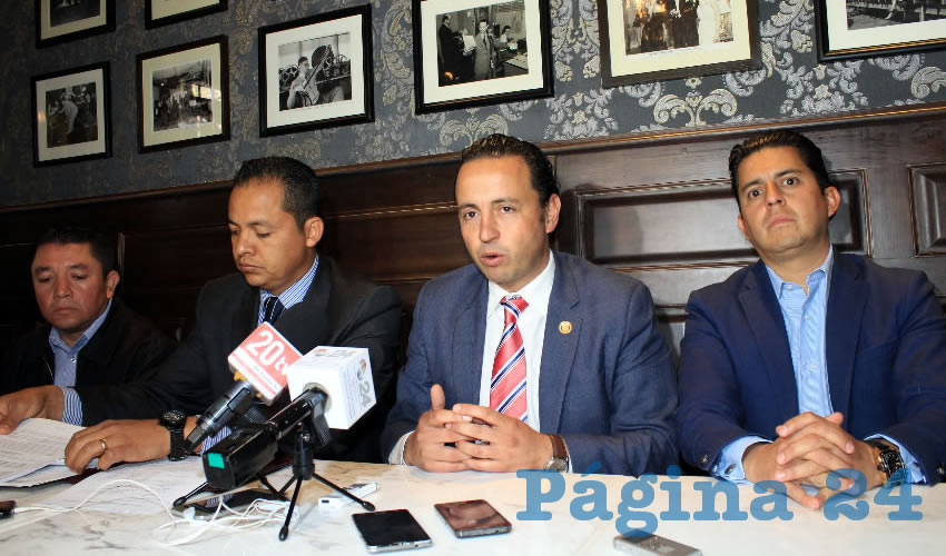 Arturo López de Lara Díaz, dirigente estatal del PAN: será la primera vez en la historia del albiazul en Zacatecas que saldrán los militantes a votar en urnas (Foto: Rocío Castro)