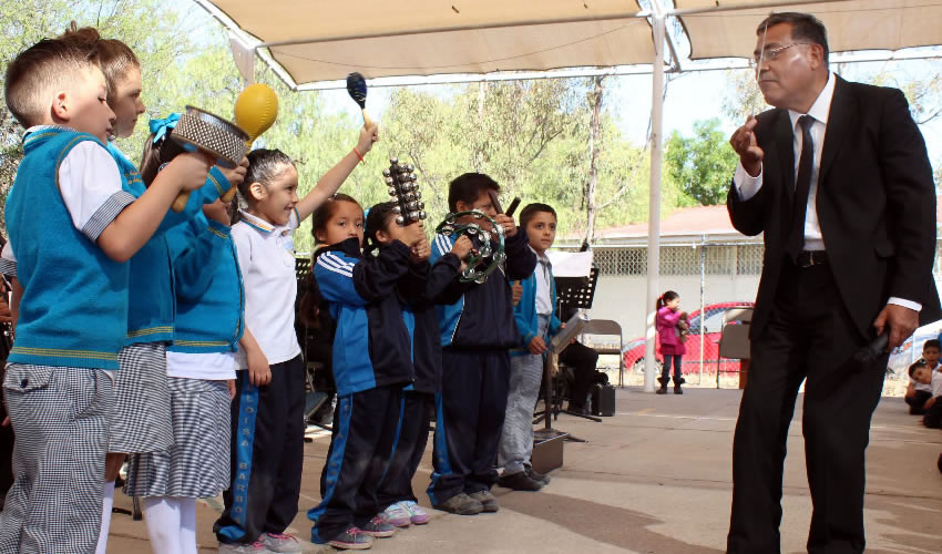 Las escuelas interesadas en recibir a la Banda Sinf&oacute;nica Municipal pueden realizar la solicitud en las oficinas del Instituto Municipal Aguascalentense para la Cultura (IMAC)
