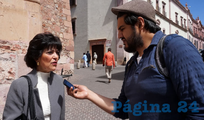 Gabriela Rojo Medina, delegada del Infonavit: lzacatecanos prefieren adquirir vivienda nueva, que se está desarrollando en colonias o fraccionamientos de reciente creación (Foto: Rocío Castro Alvarado)