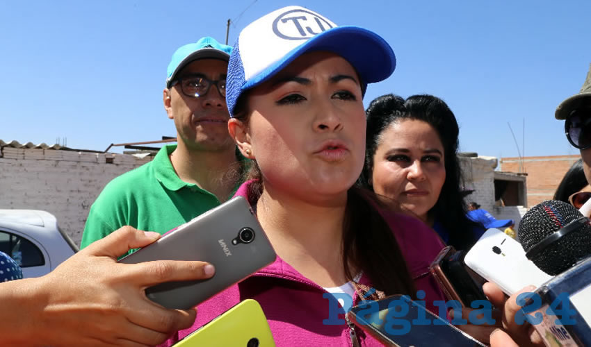 Teresa Jiménez Esquivel, presidenta municipal de Aguascalientes (Foto: Eddylberto Luévano Santillán)