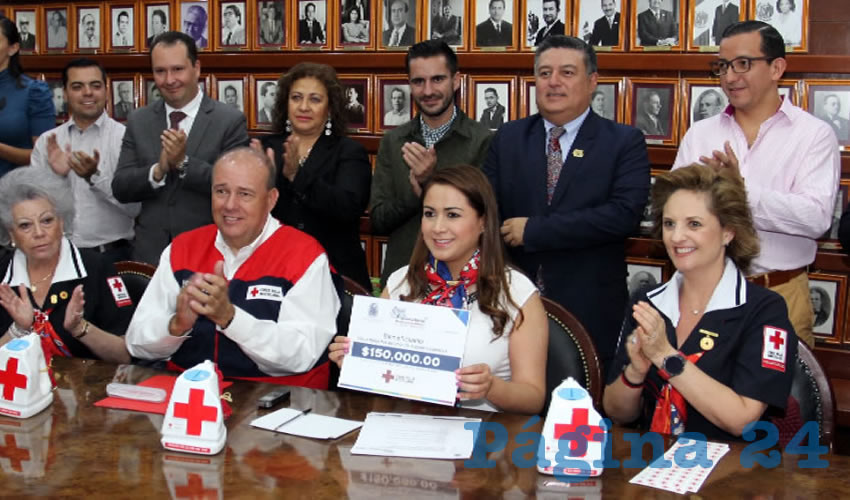 La presidenta municipal asegur&oacute; que buscar&aacute; estrechar los lazos de colaboraci&oacute;n con este organismo que durante 107 a&ntilde;os se ha dedicado a salvar vidas