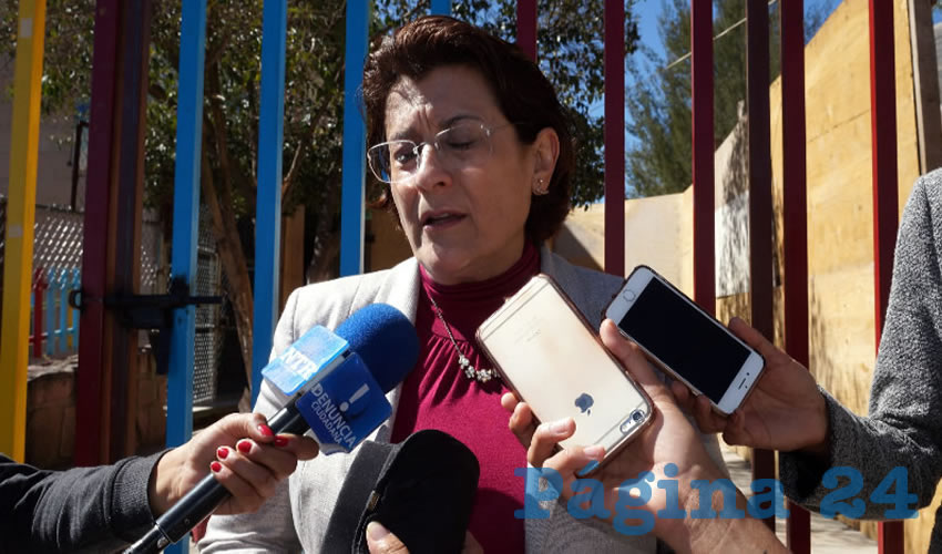 Gema Mercado Sánchez, secretaria de Educación: No se van a reinstalar todos porque no hay una condición legal que nos permita hacerlo (Foto: Merari Martínez Castro)