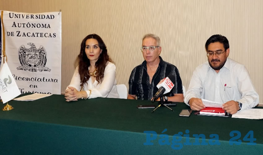 Rafael Gutiérrez Niebla, presidente del Conaet: “Se buscó realizarlo en Zacatecas para dejar a un lado el mar y la playa, donde se trata de encasillar al turismo en el país (Foto: Merari Martínez Castro)