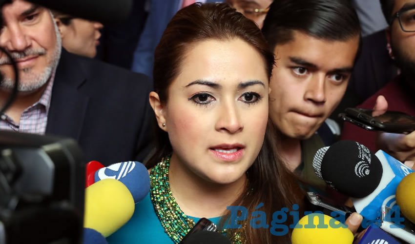 Teresa Jiménez Esquivel, presidenta municipal de Aguascalientes (Foto: Eddylberto Luévano Santillán)