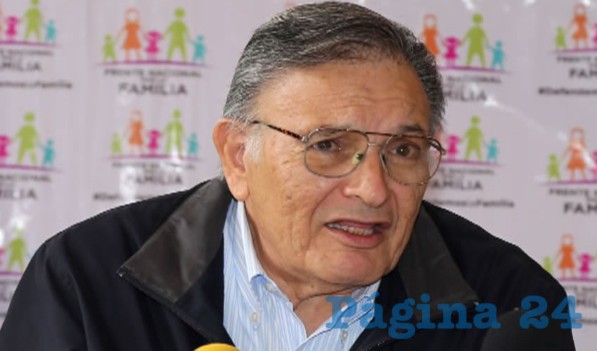 Carlos García Villanueva, coordinador en Aguascalientes del Frente Nacional por la Familia