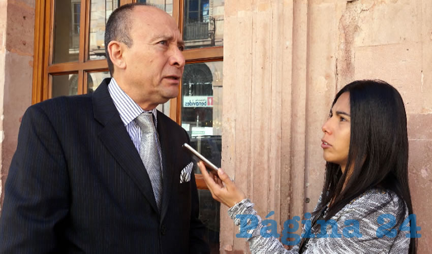 Rafael Sánchez Andrade, director general del Cobaez: “el año pasado nos dieron 57 millones de ampliaciones presupuestales, y la noticia para este año es que no vamos a recibir un peso (Foto Merari Martínez)