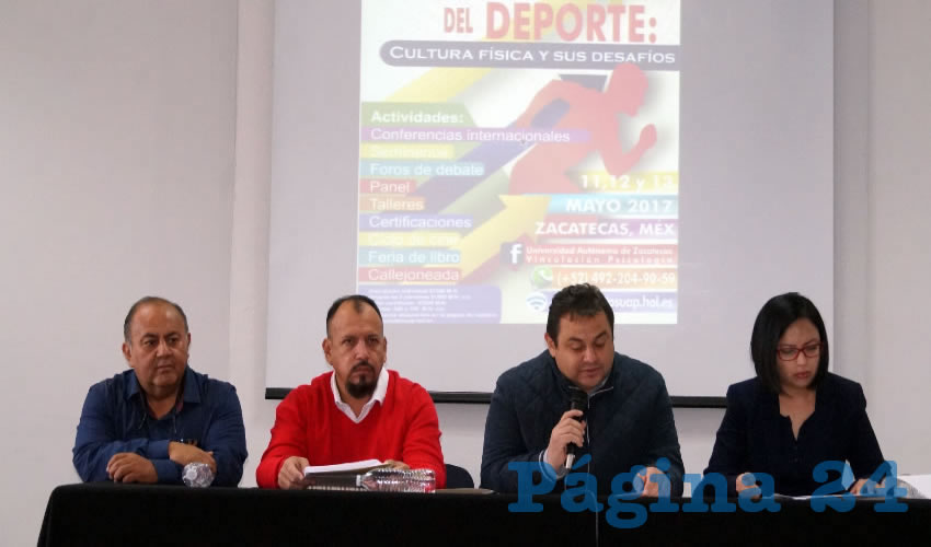 Antonio Guzmán Fernández, Rector de UAZ: “El Recurso que Erogará la UAZ serán 168 mil Pesos Para Pago de Vuelos y autobuses, 40 mil pesos de Hospedaje y 35 mil pesos para Alimentación de 27 Ponente” (Foto Merari Martínez Castro)