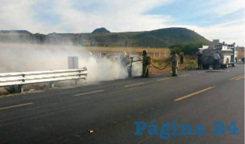 Así quedó la camioneta