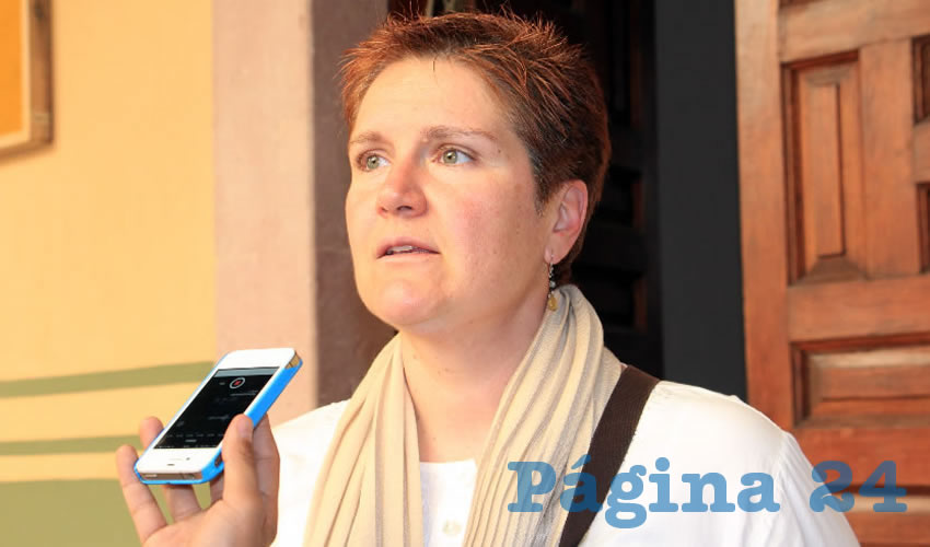 Magdalena Okhuysen, Directora de la Casa Municipal de Cultura de Zacatecas: “la Casa de Cultura Cuenta con Tres Exposiciones (Foto: Rocío Castro Alvarado)