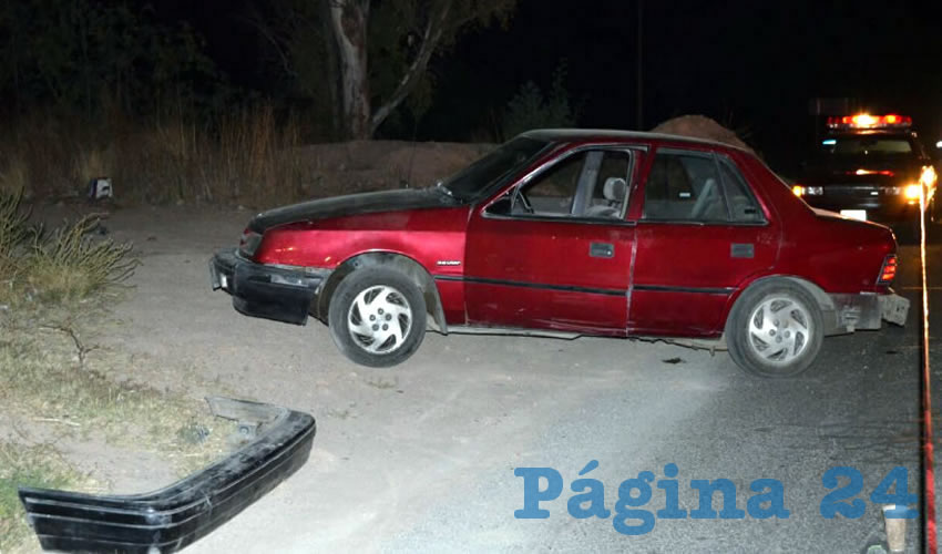 El autom&oacute;vil Chrysler Shadow que empujaba V&aacute;zquez Ruiz