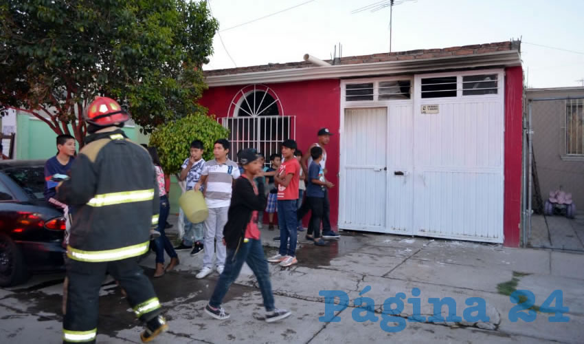La casa siniestrada, ubicada en avenida Julián Medina 737