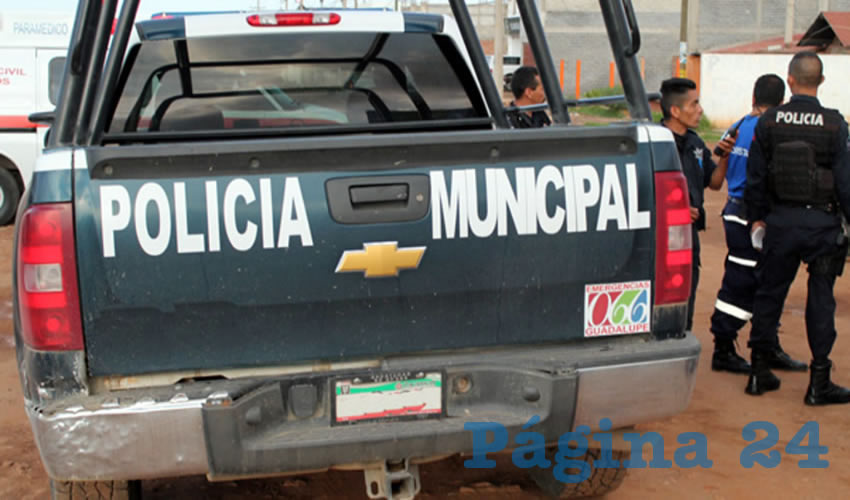 Policía Municipal en Búsqueda de los Hombres Armados