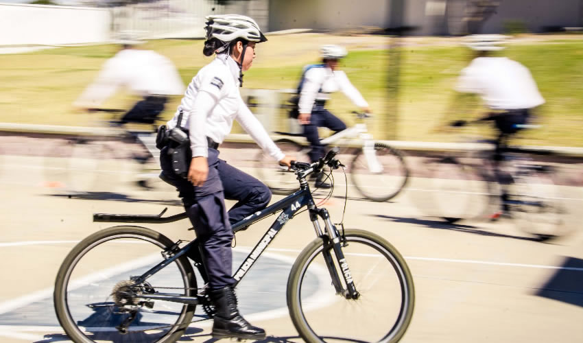 Recibirán actualización en temas como manejo de conglomeraciones de personas y eventos multitudinarios, vigilancia y patrullaje, tiro policial desde la bicicleta