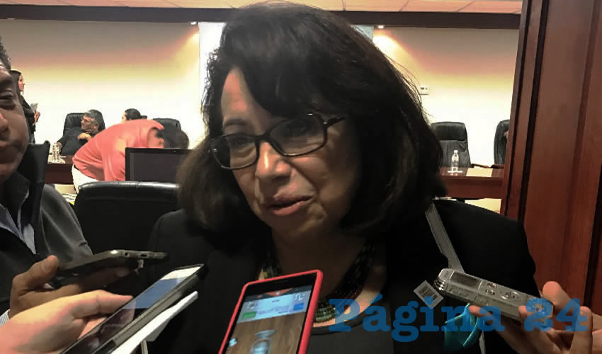 Ma. Esthela Cort&eacute;s Mel&eacute;ndez, legisladora local