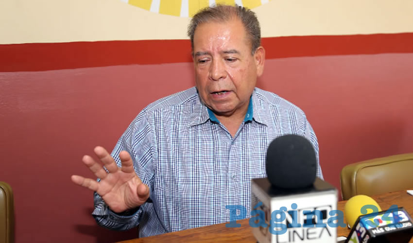Alfredo González González, secretario general de la FTA (Foto: Eddylberto Luévano Santillán)