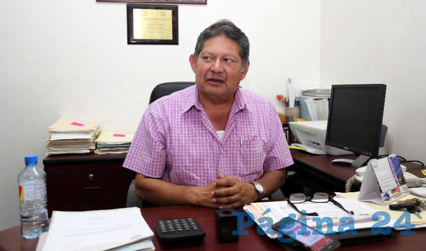 Roberto Mora Márquez, secretario general del Sindicato de Trabajadores de Autotransporte Urbano, Suburbano de Personal, Anexos y Similares del estado