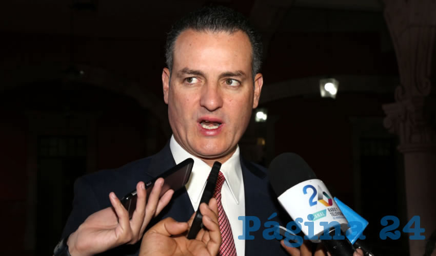 René Urrutia de la Vega, fiscal estatal (Foto: Eddylberto Luévano Santillán)
