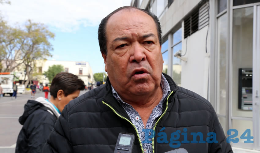 Refugio Eudave Ortiz, presidente de la asociaci&oacute;n Taxistas Revolucionarios de Aguascalientes