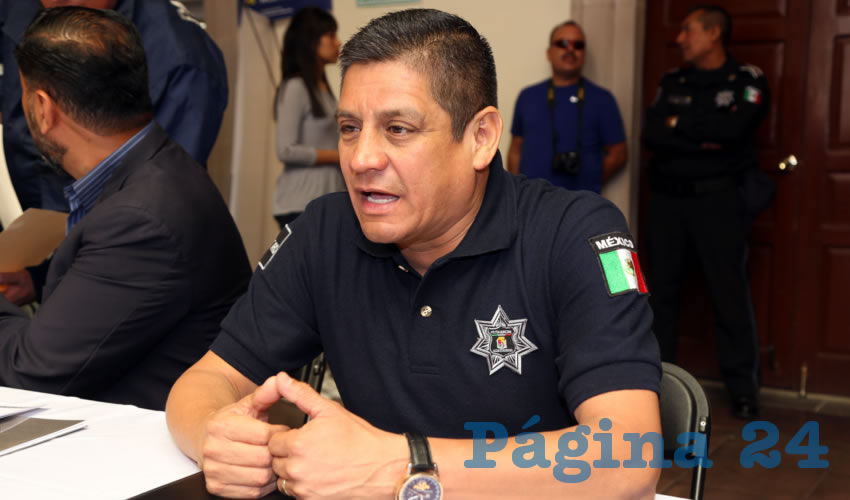 José Héctor Benítez López, secretario de Seguridad Pública Municipal