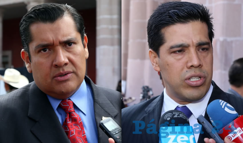 Netzahualcóyotl Ventura Anaya, regidor capitalino | Leonardo Montañez Castro, secretario del Ayuntamiento