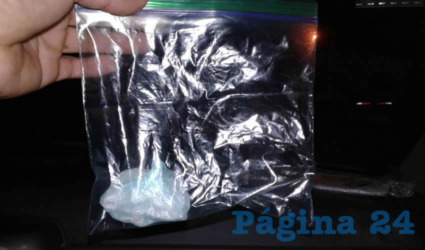 La droga decomisada a Manuel “El Pencas”