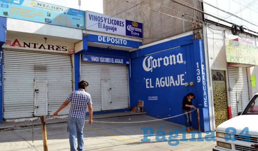 La vinatería El Aguaje, fue “visitada” por un pistolero
