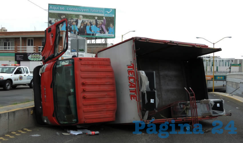 El percance ocurri&oacute; sobre avenida Gabriela Mistral