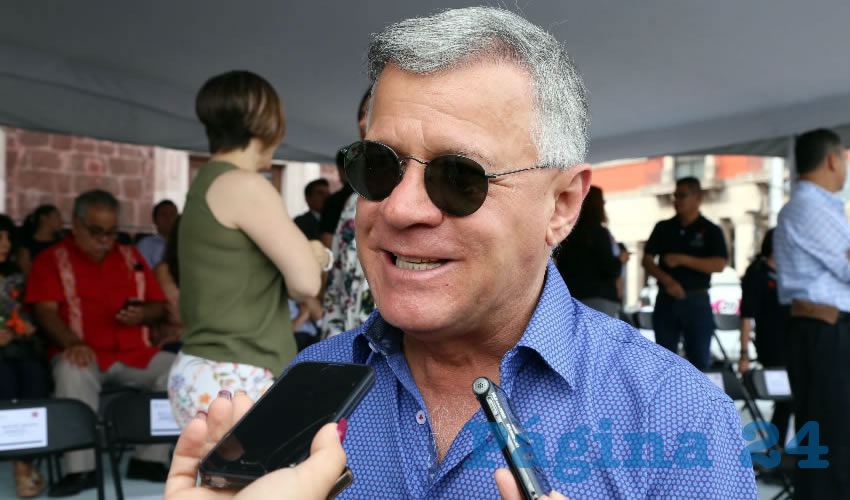 Jos&eacute; &Aacute;ngel Gonz&aacute;lez Serna, presidente del Patronato de la Feria Nacional de San Marcos (Foto: Eddylberto Lu&eacute;vano Santill&aacute;n)