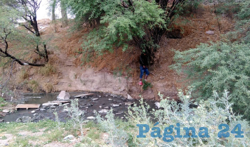 A espaldas de la colonia Vicente Guerrero, se colgó Geovanni de Jesús Martínez Palomar