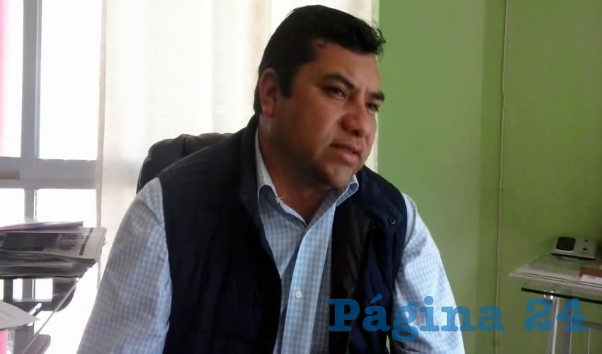 Normando L&oacute;pez Meixueiro, secretario general de la Federaci&oacute;n de Sindicatos de Trabajadores al Servicio del Estado