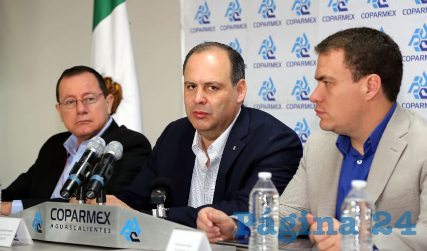 Conferencia de prensa de Coparmex: “La PGR debe cumplir con su trabajo” (Foto: Eddylberto Luévano Santillán)