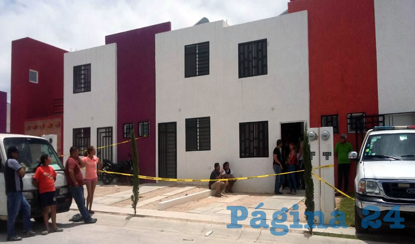 En este domicilio del fraccionamiento Villa de las Norias, se ahorc&oacute; No&eacute; Medina Medrano