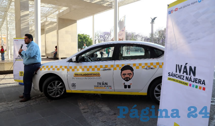 El legislador lanzó el programa “Taxi Médico” el 18 de abril