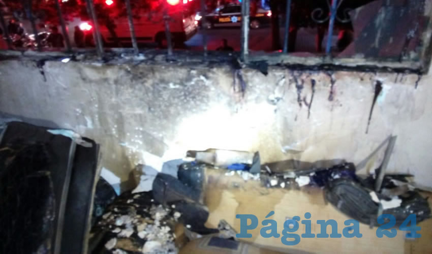 Uno de los artefactos explosivos cay&oacute; en la habitaci&oacute;n de los menores, causando los mayores da&ntilde;os